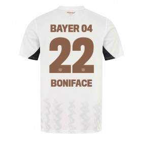 Pánské fotbalový oblečení Bayer Leverkusen Victor Boniface #22 Venkovní košile 2024-25 Krátkým Rukávem